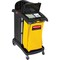 Rubbermaid Commercial Cleaning Cart, High Cap, 4 Casters, 21-3/4"x49-3/4"x38-3/10" RCP9T7200BK - alternate 2